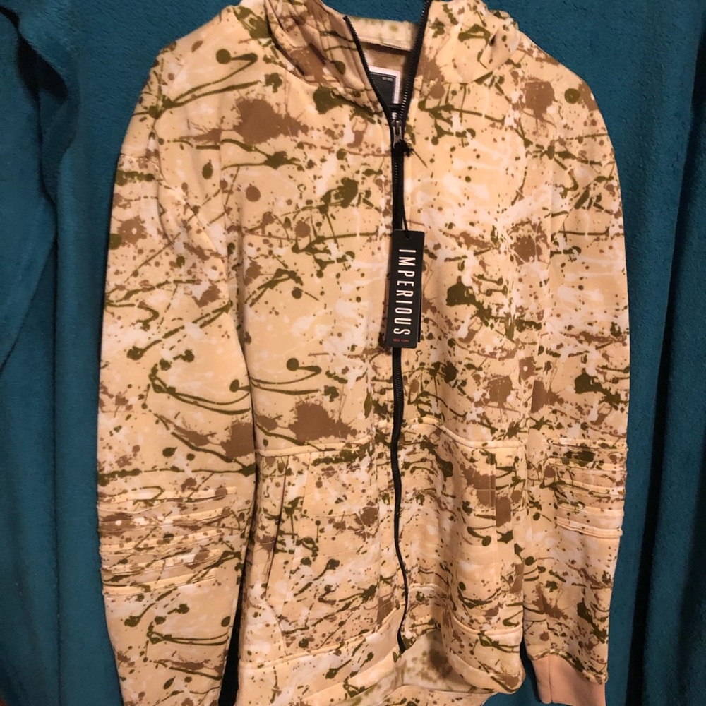 Tan Camo Sweater
